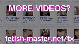 Japanese Asian Tongue Spit Face Nose Licking Sucking Kissing Handjob Fetish - More at fetish-master.net