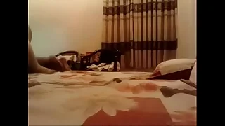 White skin and fat&period; Playing apropos 2 throb cocks